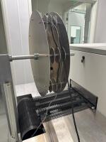 Industrial Tunnel Kiln Conveyor Furnace, 20" Belt, Touchscreen Controls, Exhaust Hood, Reel Holder - 7