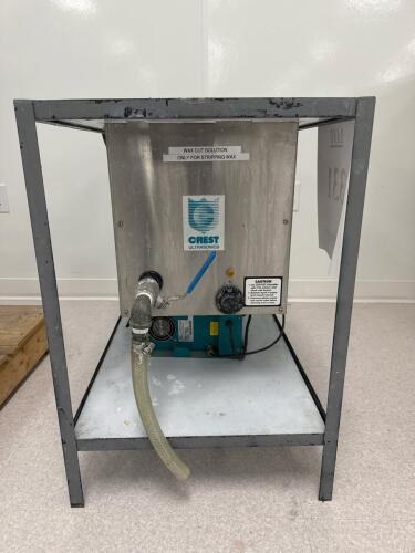 Crest Ultrasonics CHS-1012-5 Industrial Ultrasonic Cleaner, 10 Gal, Tru-Sweep, 120V, S/N 0707A000943