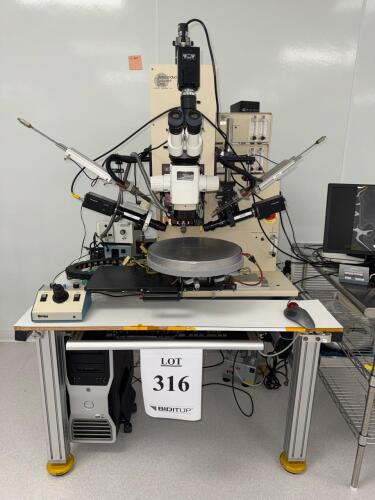 Semiconductor Equipment Corp. 8601 Probe Station, Leica MZ 9.5 Microscope, 6" Chuck, Computer
