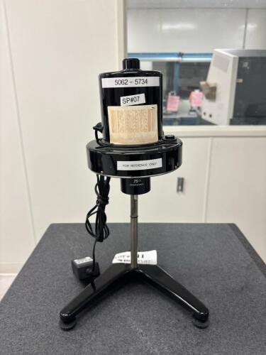 Brookfield 2XHAT Viscometer Drive, 115V, 0.5-100 RPM, Stand & Power Supply, Serial 8489770