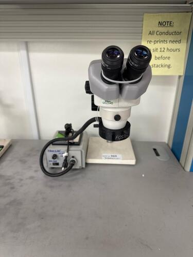 Nikon SMZ645 Stereo Zoom Microscope with Fiber-Lite DC-950 Illuminator, 6.5x-42x Magnification