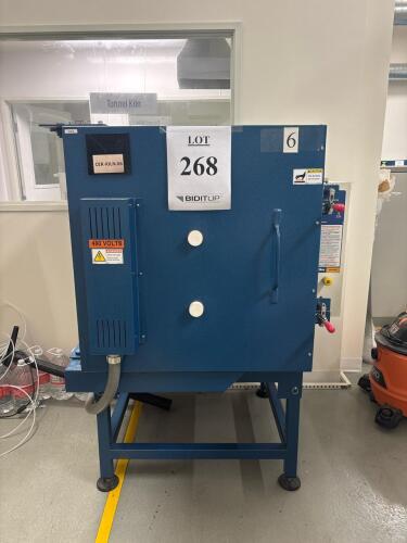 L&L Hercules EL2424-H-480-3P Front Load Kiln, 24x24x27", 9 cu ft, 15kW, Genesis Controller