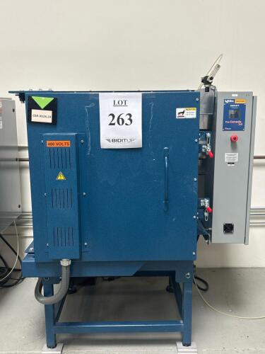 L&L Hercules EL2424-H-480-3P Front Load Kiln, 24x24x27", 9 cu ft, 15kW, Genesis Controller