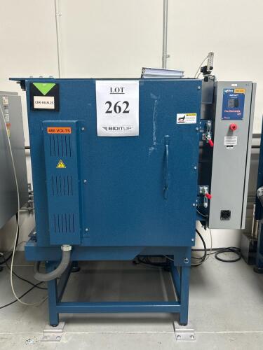 L&L Hercules EL2424-H-480-3P Front Load Kiln, 24x24x27", 9 cu ft, 15kW, Genesis Controller