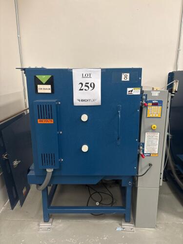 L&L Hercules EL2424-H-480-3P Front Load Kiln, 24x24x27", 9 cu ft, 15kW, Genesis Controller