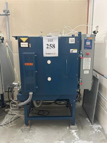 L&L Hercules EL2424-H-480-3P Front Load Kiln, 24x24x27", 9 cu ft, 15kW, Genesis Controller
