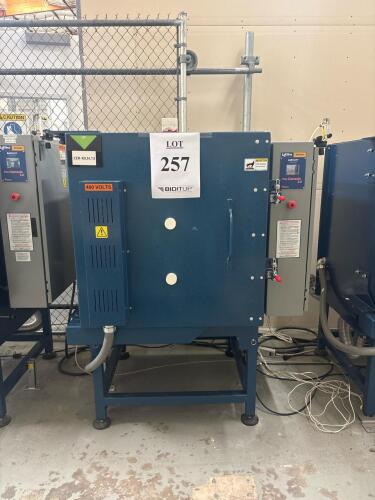 L&L Hercules EL2424-H-480-3P Front Load Kiln, 24x24x27", 9 cu ft, 15kW, Genesis Controller