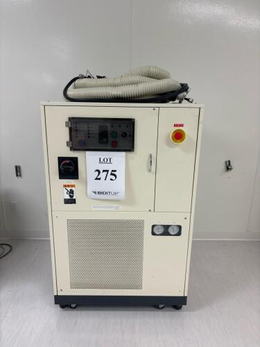Tokyo Electron D250/AQA-K5 Chiller, 8.5kVA, 200-208V, R404A, 250kg, S/N 069142, Hoses Included