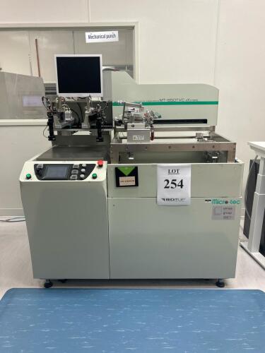 Micro-tec MT-650TVC eXtreme High-Precision Screen Printer, 2021, Serial No. 31-110