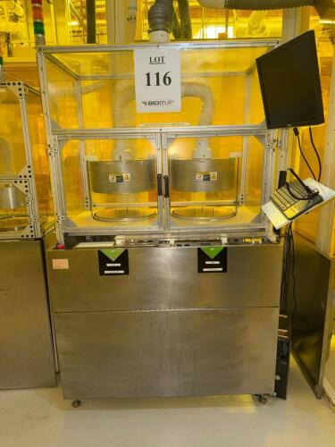 Semiconductor Wafer Hot Plate System, 2 Heating Stations, Automated Controls