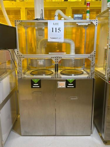 Semiconductor Wafer Hot Plate System, 2 Heating Stations, Automated Controls
