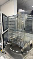 Terra Universal 3950-10D Desiccator Cabinet with 1609-24 Stainless Steel Stand - 2