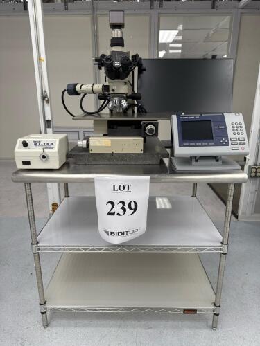 Nikon Metallurgical Microscope w/ BD Plan Objectives, Motorized Stage, QUADRA-CHEK 100, Camera, SN: 179622