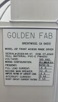 Golden Fab 29" Front Access Rinse Dryer, PVC-C FM4910, 120 VAC, 1 Phase, 50/60 Hz - 7