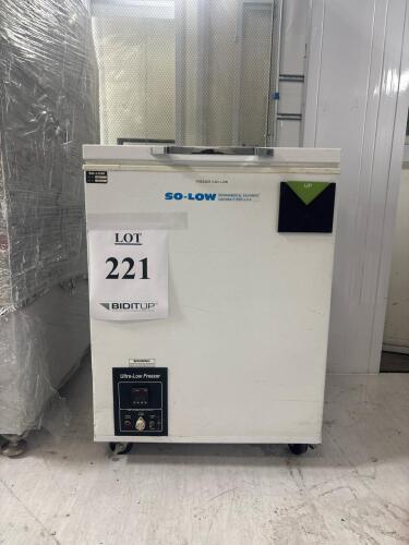 So-Low CH45-5 Ultra-Low Temperature Chest Freezer, 5 Cu. Ft., -45&deg;C, Digital Display, Lockable Lid