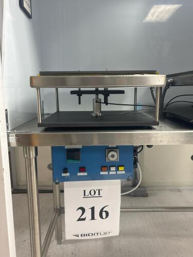 Wenesco H1515A Heated Platen Press, 15" x 15" Platen, 120V, 15.5A, UL Certified