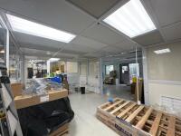 Modular Approximate Dimensions 25' x 12' x 7' Cleanroom/Office Enclosure, Aluminum Frame, 2 Doors, Lighting, Vented Panels - 4