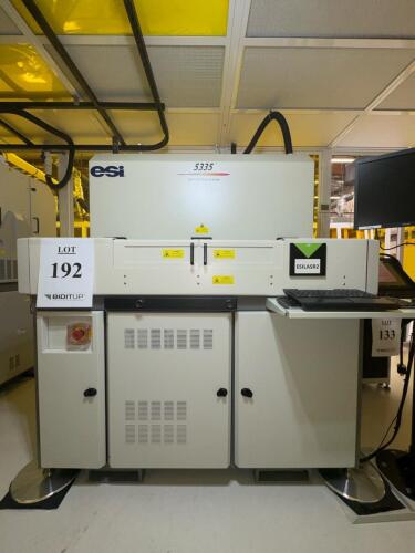 ESI 5335 Laser Drilling System, Nanosecond UV Nd:YAG Laser, 11 W Power, 21 x 25 in Work Area