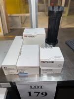 KEYENCE KV-3000 PLC w/ KV-C32TCP, OMRON S8JX-G15024CD, Shelco SS975-100PB, Fuji Contactor