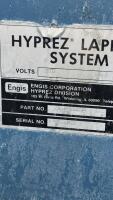 Engis Hyprez Lapping System, 3 Station, 24" Plate, 230V, Programmable Controls, Model: 28LM230VP, SN: 5831M28 - 5