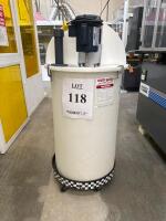 Chem-Tainer 100 Gal Mixing Tank System with Leeson 1/3 HP Mixer & Electromagnetic Dosing Pump