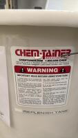 Chem-Tainer 100 Gal Mixing Tank System with Leeson 1/3 HP Mixer & Electromagnetic Dosing Pump - 3
