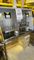 Stainless Steel Lab Chiller Plate, Electric Lift, Approx 14"x14", LIT-CHILL.02, S/N Z55022 - 2