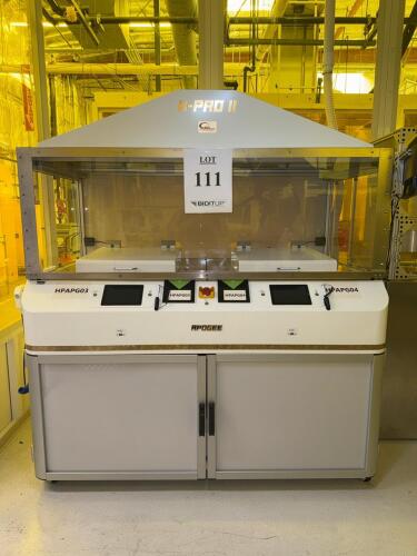 CEE XPROII-4-NA-DE Double Hotplate Wafer Workstation, 300mm, 208&ndash;230V, Touchscreen, SN: 2241267