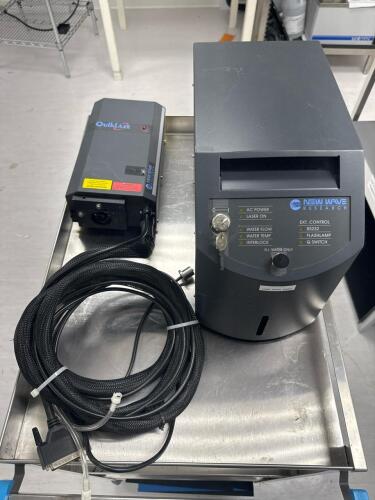 New Wave QuikLaze 50ST2 Q-Switched Nd:YAG Laser System, 1064/532/355nm, 2014, SN: NW100937