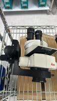 Leica MTU261 microscope inspection system with binocular head, ToupCam 4K camera, DCR III laser guide light & accessories - 2