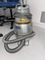 Nilfisk GM 80 Industrial Canister Vacuum Cleaner, 1100W, 110-120V, 2.25 Gal Dust Bag, 30 ft Cord