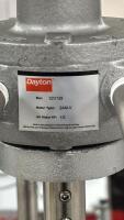 Dayton 2AM-V Air Motor Mixer, 1/2 HP, 2,000 RPM, 316 SS Shaft, Stand Mount - 2