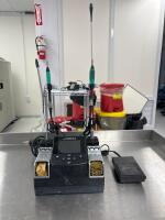 JBC NANE-2C Dual Channel Soldering Station w/ T245 Irons, CLMU-A Tip Cleaner, Foot Pedal