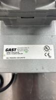 Gast DOA-P704-AA Oil-less Diaphragm Vacuum Pump/Compressor, 115V, 60 psi, 25.5 in-Hg Vacuum - 4