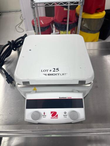 Ohaus Guardian 5000 Hotplate Stirrer e-G52HS10C, 10x10" Ceramic Plate, 100-120V, Digital Display