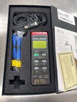 Omega HH309A 3-Channel Data Logger Thermometer, -328&deg;F to 2498&deg;F, USB, Calibration Cert