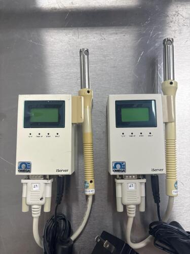Omega iTHX-SD Temperature & Humidity Sensor with Ethernet, Dual Units, SN 0310679 & 0310676