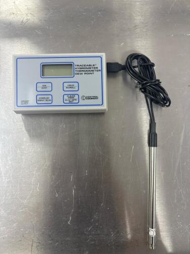 Control Company Traceable Digital Hygrometer Thermometer Dew Point Meter, S/N 160250316