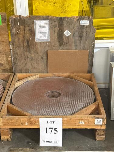 Engis Hyprez HY Copper Lapping Plates &ndash; 36" & 28" Diameters, Serial Numbers 206315, 210664, 218132
