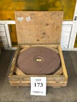 Engis Hyprez HY Copper Lapping Plate, 28" Diameter, Serial 202584, Crated