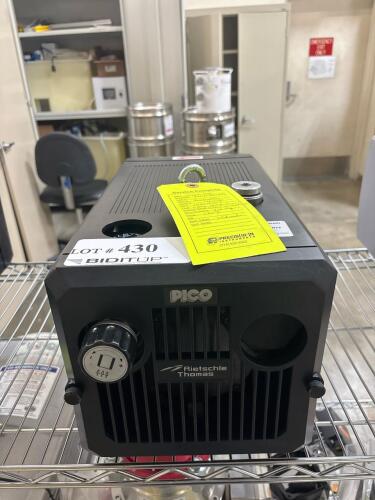 Rietschle Thomas VLT 15 (01) Dry Running Rotary Vane Vacuum Pump, 15 m&sup3;/h, 0.55 kW