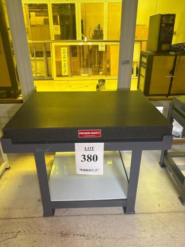 Precision Granite 48" x 36" x 4" Surface Plate, Grade A, w/ Stand, PE1721, 0.0004" Accuracy
