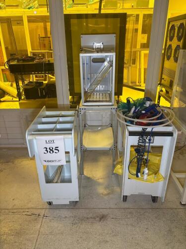 Cleanroom Laboratory Chamber w/ Utility Carts