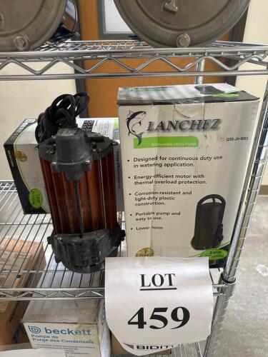 (3) Assorted Submersible Utility Pumps