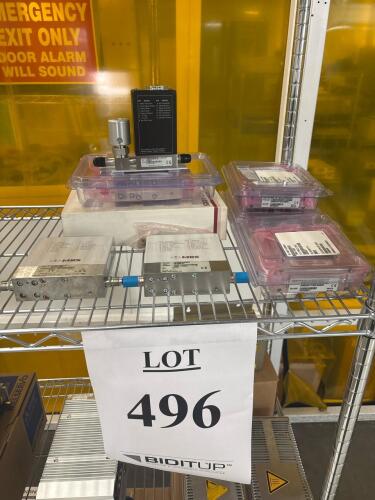 MKS Mass Flow Controllers, Multiple Models, SCCM Ranges 10&ndash;2000, N2/He, Cleanroom Packaged Options