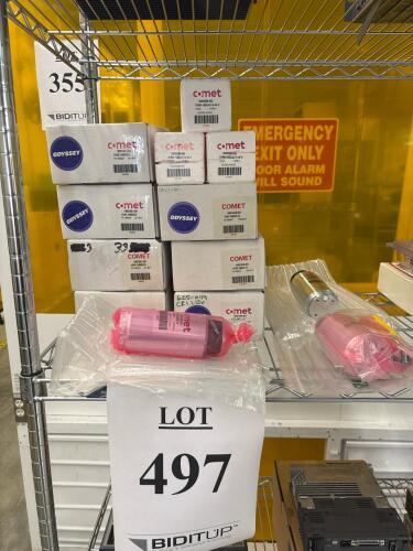 COMET RF Vacuum Capacitor Lot: CVXC-380CC/13, CVXC-1600CC/3, CFMN-100CAC/15-AF-E, Multiple Serials