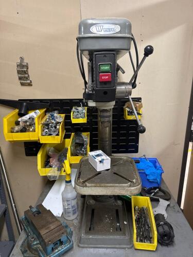 Wilton 2530 15" Drill Press, 12-Speed, 5/8" Chuck, 3/4 HP Motor, SN: 5020020, Lot 544