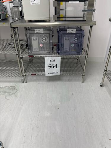(4) Stainless Steel Tables