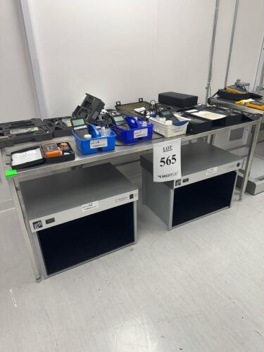 (4) Assorted Stainless Steel Tables