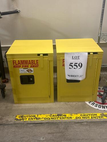Securall Flammable Safety Storage Cabinet, 4-Gallon, OSHA/NFPA Compliant, Manual Door, Yellow